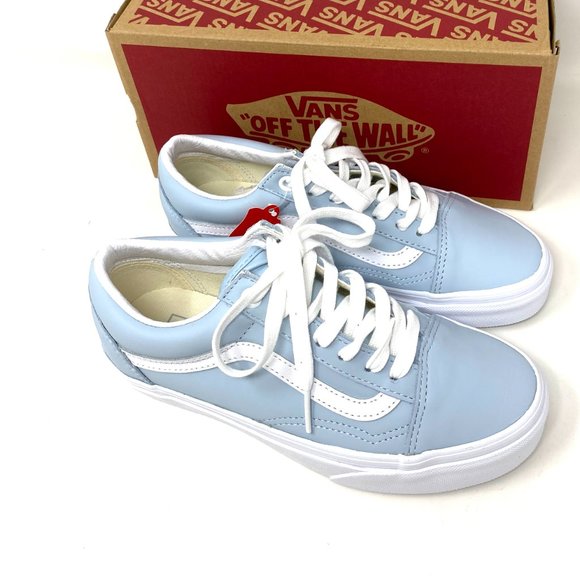 Vans Ballad Low Top Light Blue Old School Skateboarding Leather VN0A3WKT4Q0 - Picture 7 of 11